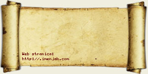 Danica Jungić vizit kartica